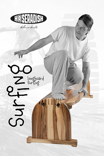 Balance board Surfing longboard cross steps sup yoga Horseradish